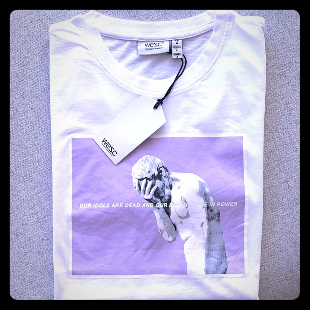 Wesc Unisex T-shirt,  premium streetwear brand.